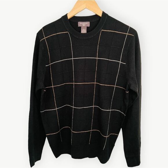 Dockers Black Crewneck Extra Soft Long Sleeve Sweater. NEW. Small. - Picture 1 of 5